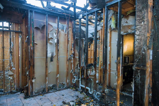 Professional Structural Rebuild technician working in Lake in the Hills, IL